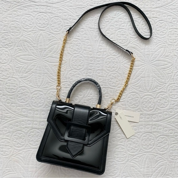Anthropologie‎ Clear Buckle Top Handle Bag - Picture 1 of 8